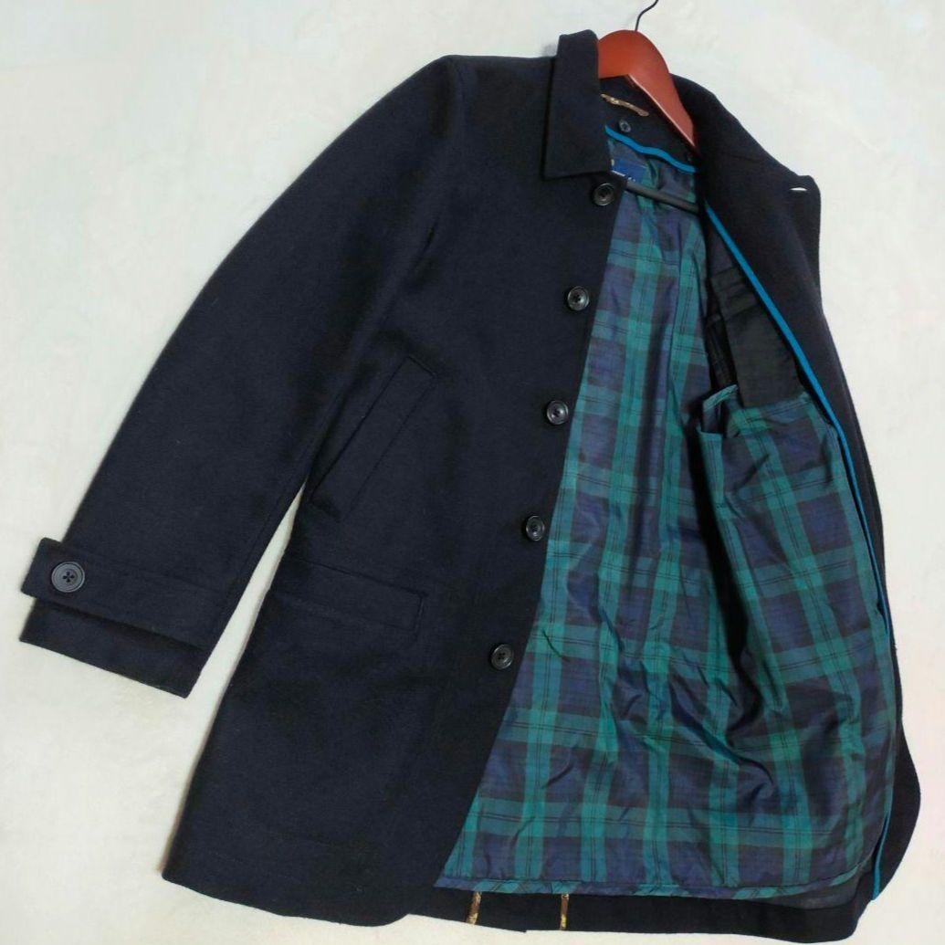 FRED PERRY　ライナー付　ステンカラーコート　刺繍ロゴ