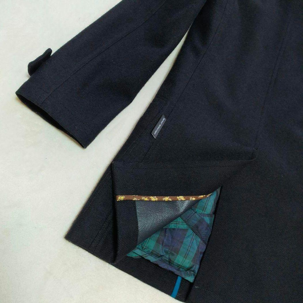 FRED PERRY　ライナー付　ステンカラーコート　刺繍ロゴ