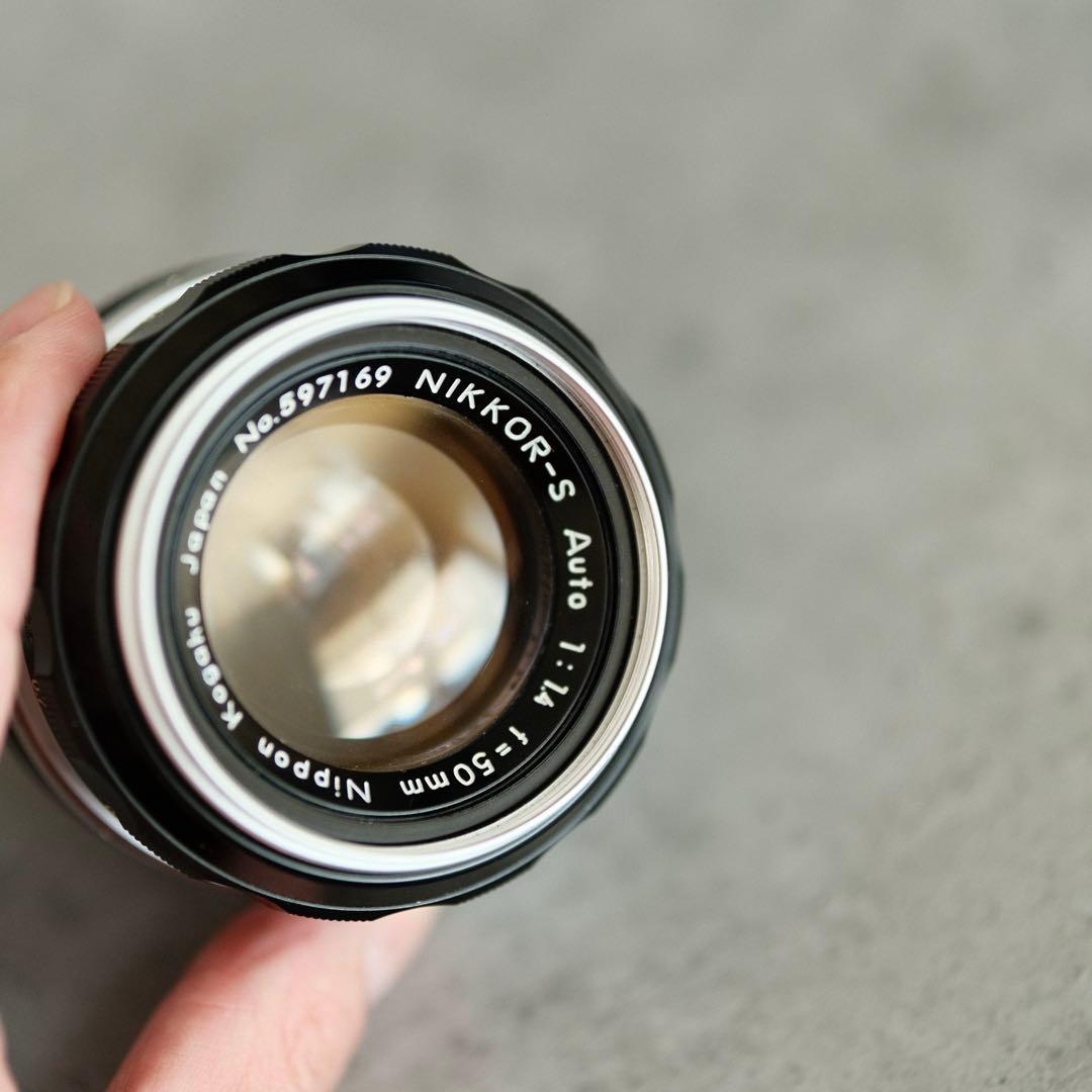 ニコン NIKKOR-S Auto 50mm F1.4レンズ