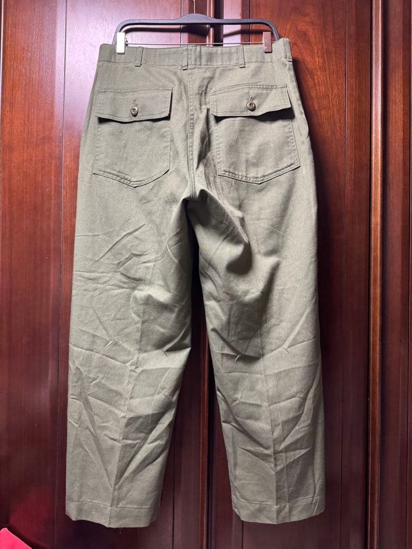 アメリカ軍 実物 US ARMY 米軍 ベイカーパンツ OG507