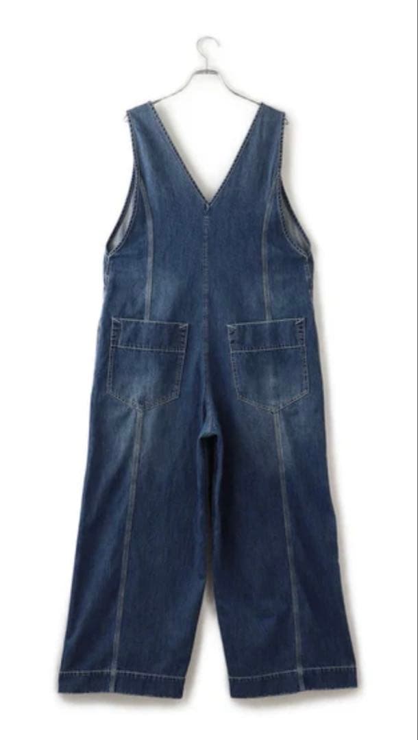 【サステナブル】ライトオンスデニムロンパース　38サイズ