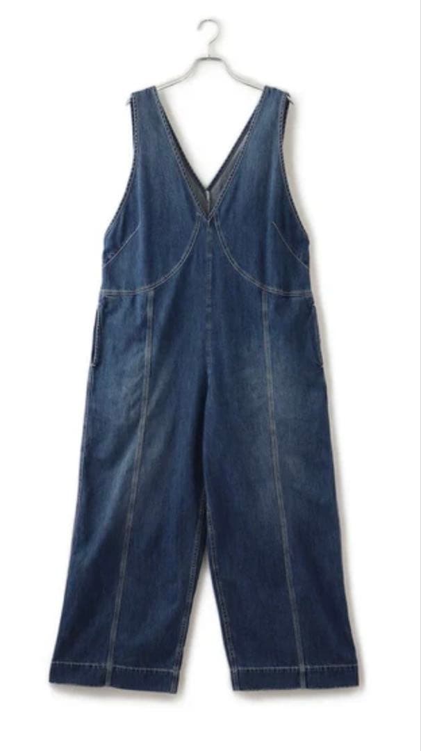 【サステナブル】ライトオンスデニムロンパース　38サイズ