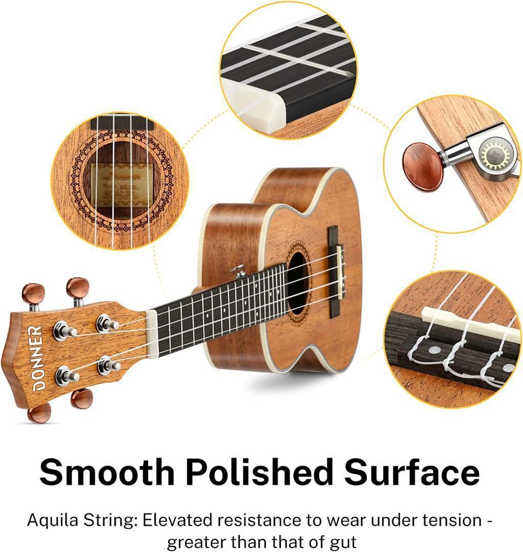 【M2658-96-62】ウクレレ　23インチ　初心者セット 本体　新品