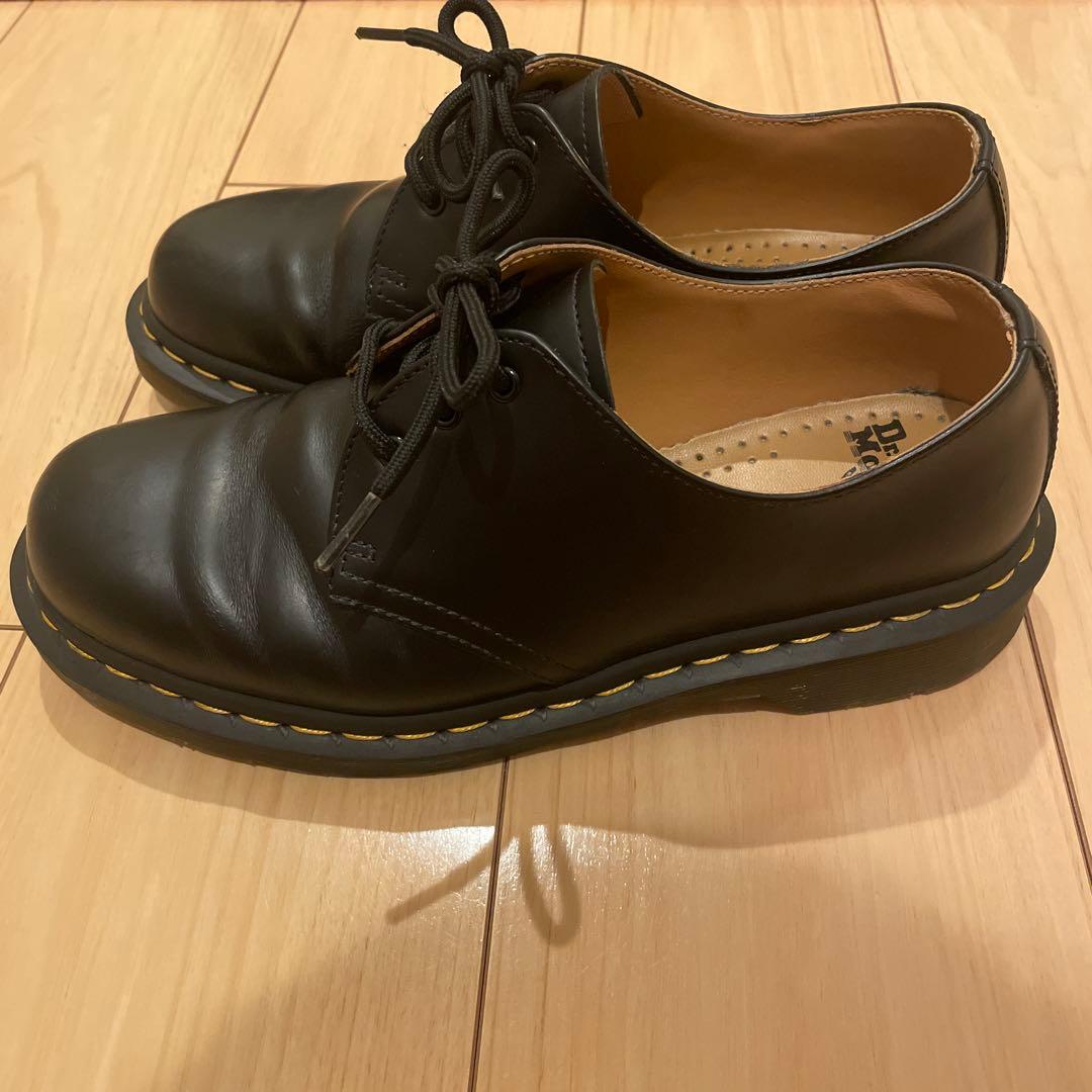 マーチン 1461 3ホール ブラック イギリス製 サイズUK7