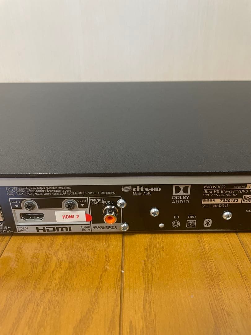 SONY UBP-X800M2 4K UHD Blu-rayプレーヤー