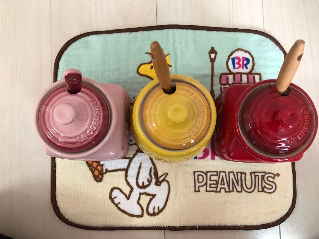 ル・クルーゼ　ジャムポット　ハニーポット　セット