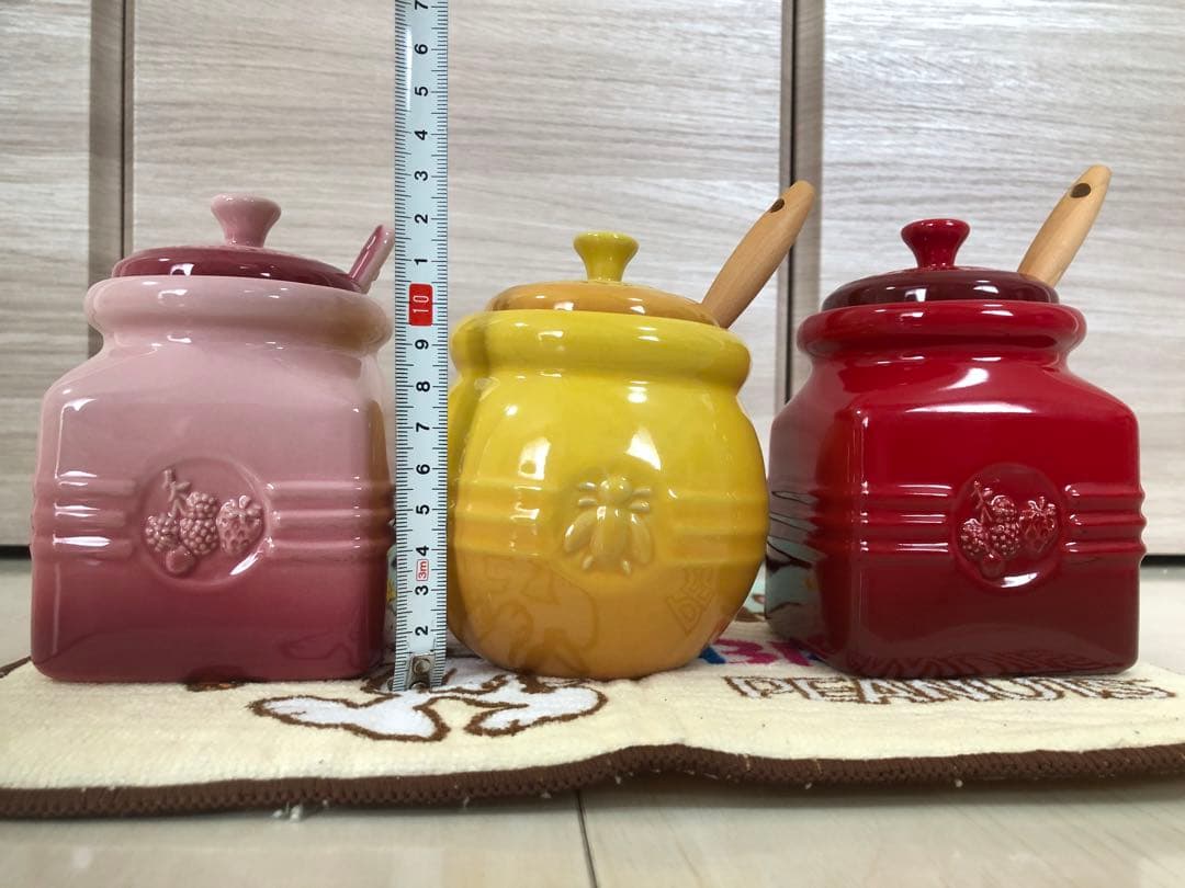 ル・クルーゼ　ジャムポット　ハニーポット　セット