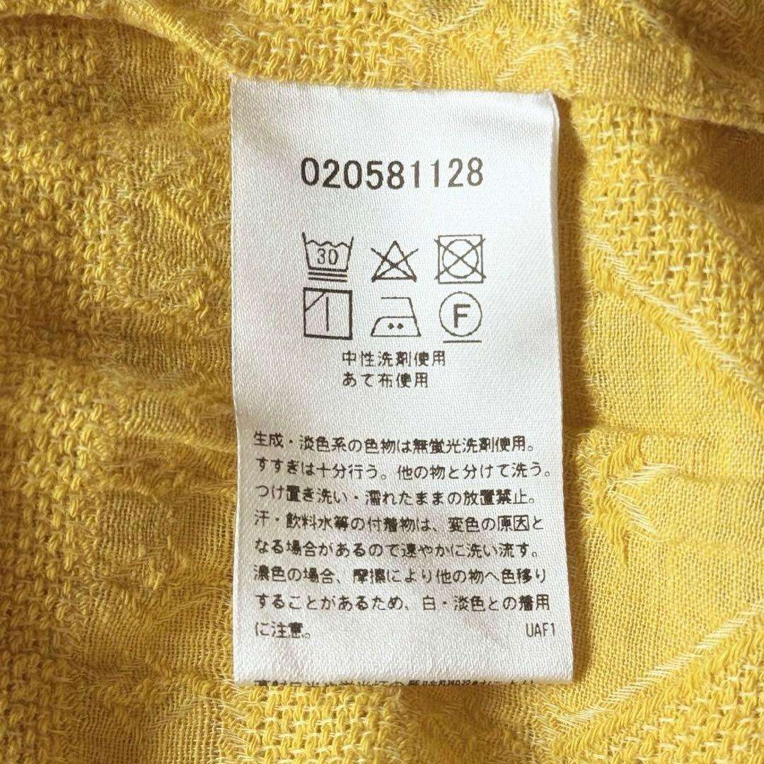 sara mallikaサラマリカ ノースリーブティアードワンピース イエロー