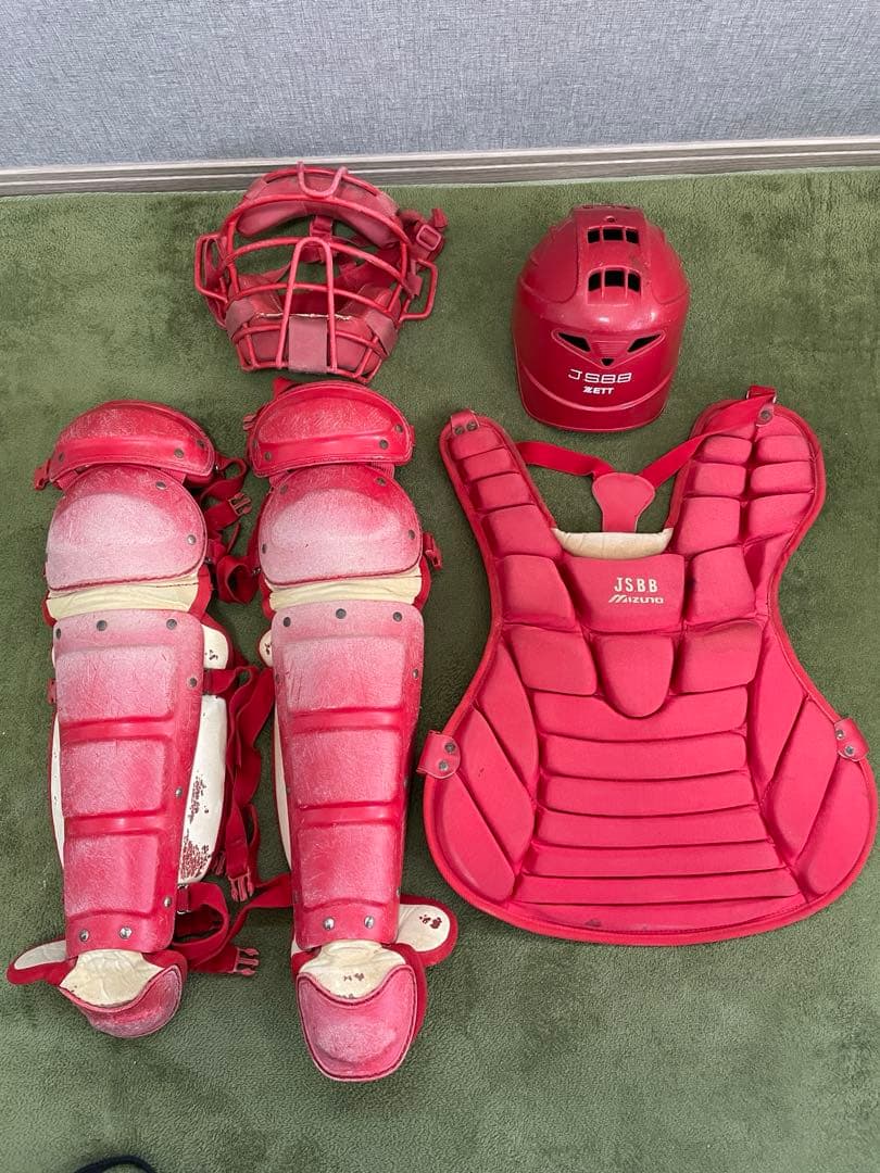 【野球】 キャッチャー用プロテクターセット　軟式用