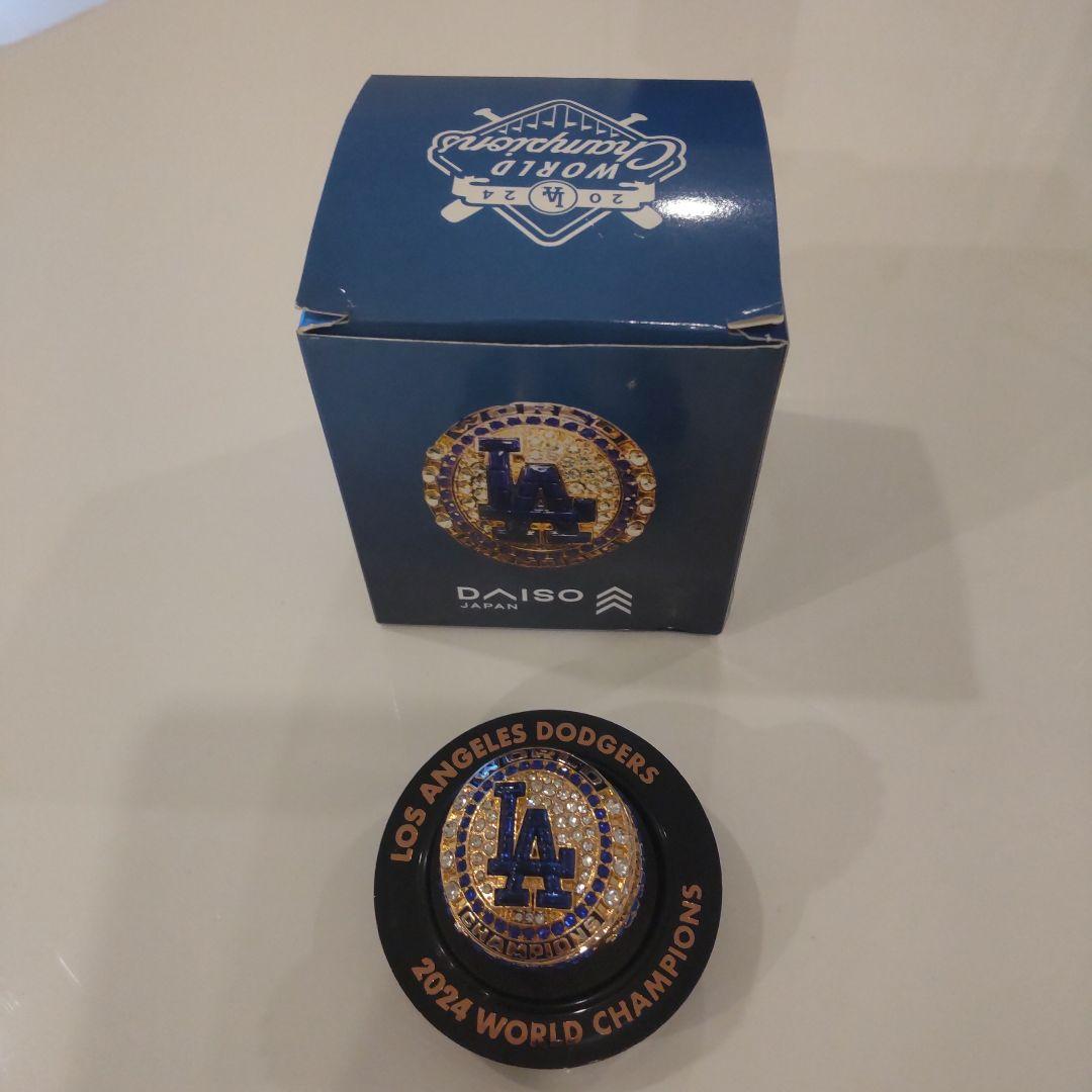 (新品未使用)8/6ドジャース戦、大谷翔平ワールドチャンピオンレプリカリング