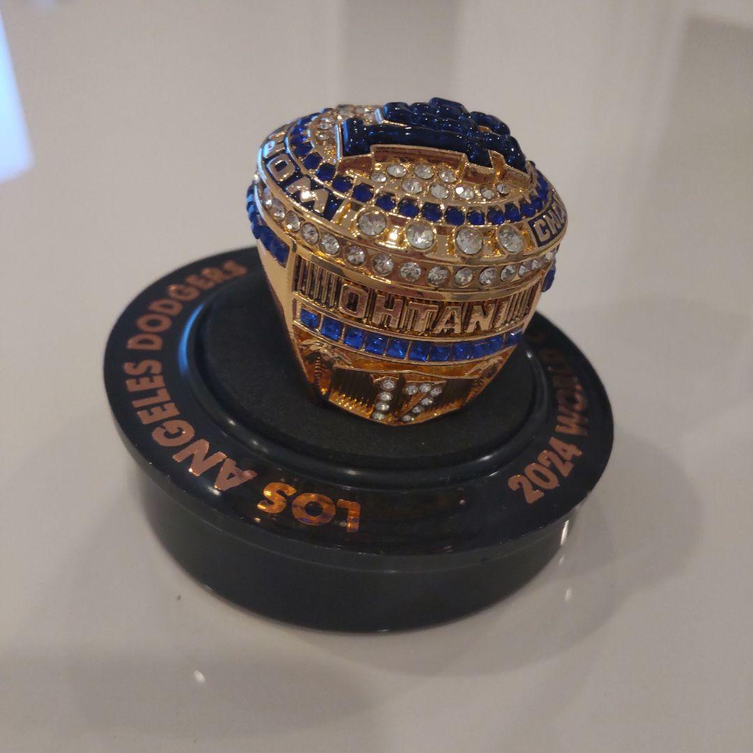 (新品未使用)8/6ドジャース戦、大谷翔平ワールドチャンピオンレプリカリング