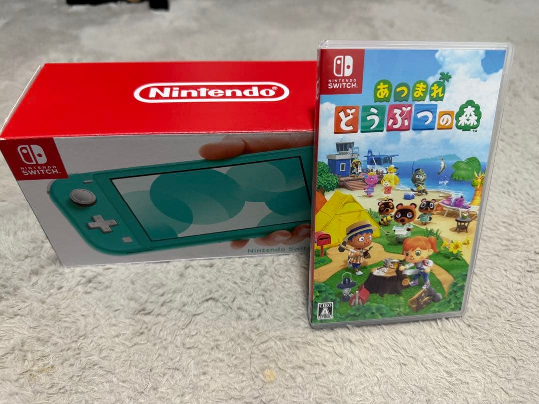 Nintendo Switch Lite ターコイズ あつまれ どうぶつの森付き