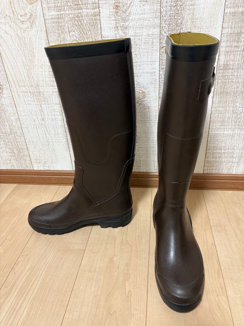 25.5～26cm★美品AIGLEレイン ブーツ41エーグルラバーブーツ 長靴