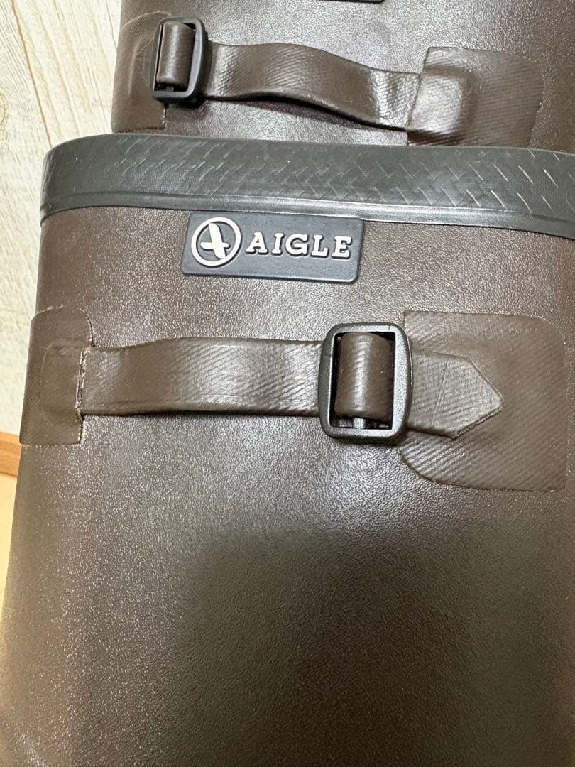 25.5～26cm★美品AIGLEレイン ブーツ41エーグルラバーブーツ 長靴