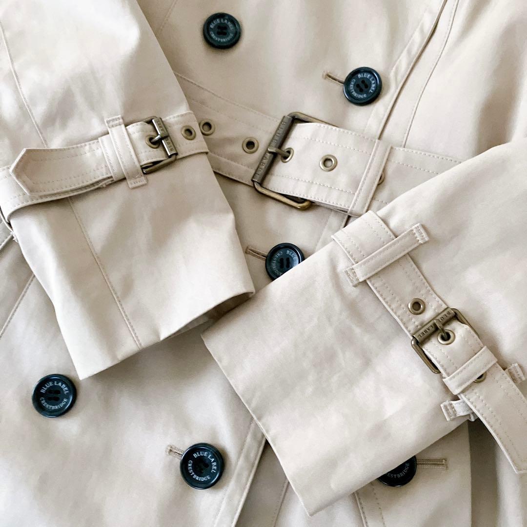 ブルーレーベルクレストブリッジ ライナー付トレンチコート 38 ベージュ