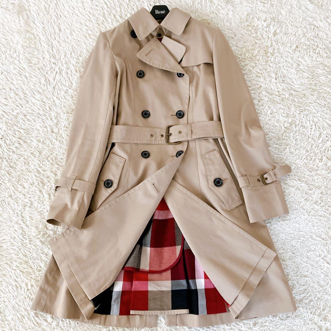 ブルーレーベルクレストブリッジ ライナー付トレンチコート 38 ベージュ