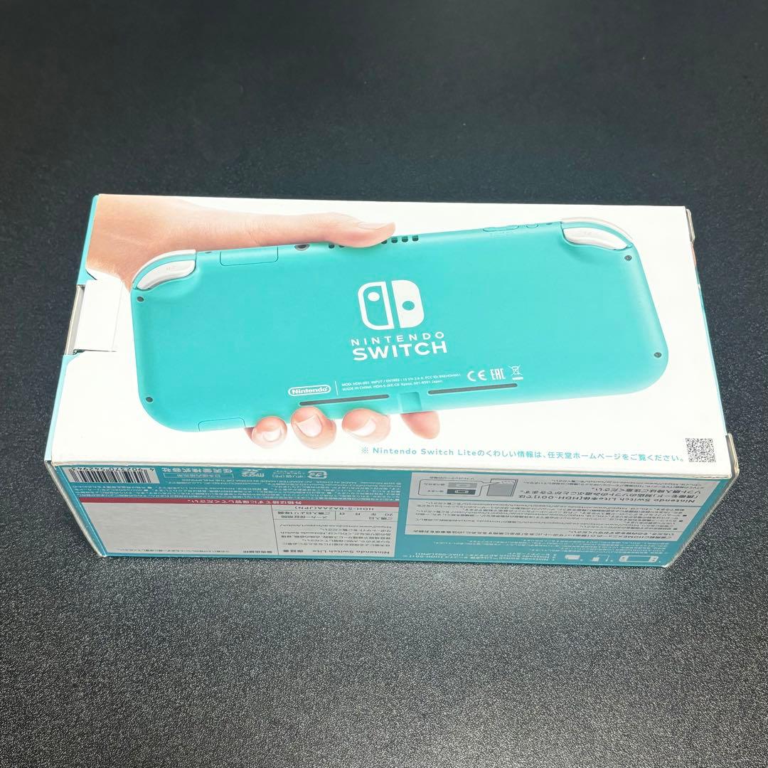 Nintendo Switch ライト ターコイズ 本体 充電器 箱付き