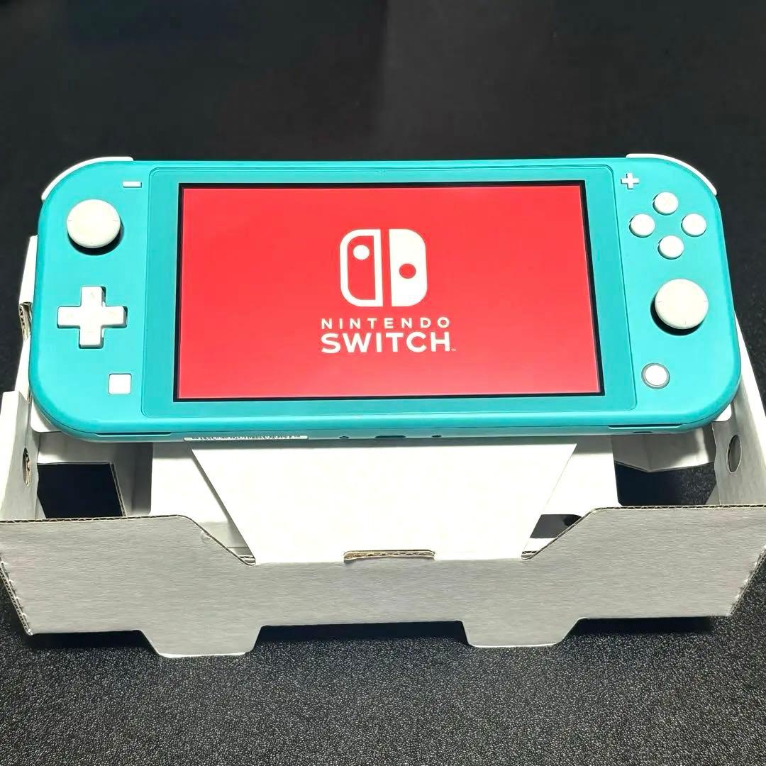 Nintendo Switch ライト ターコイズ 本体 充電器 箱付き