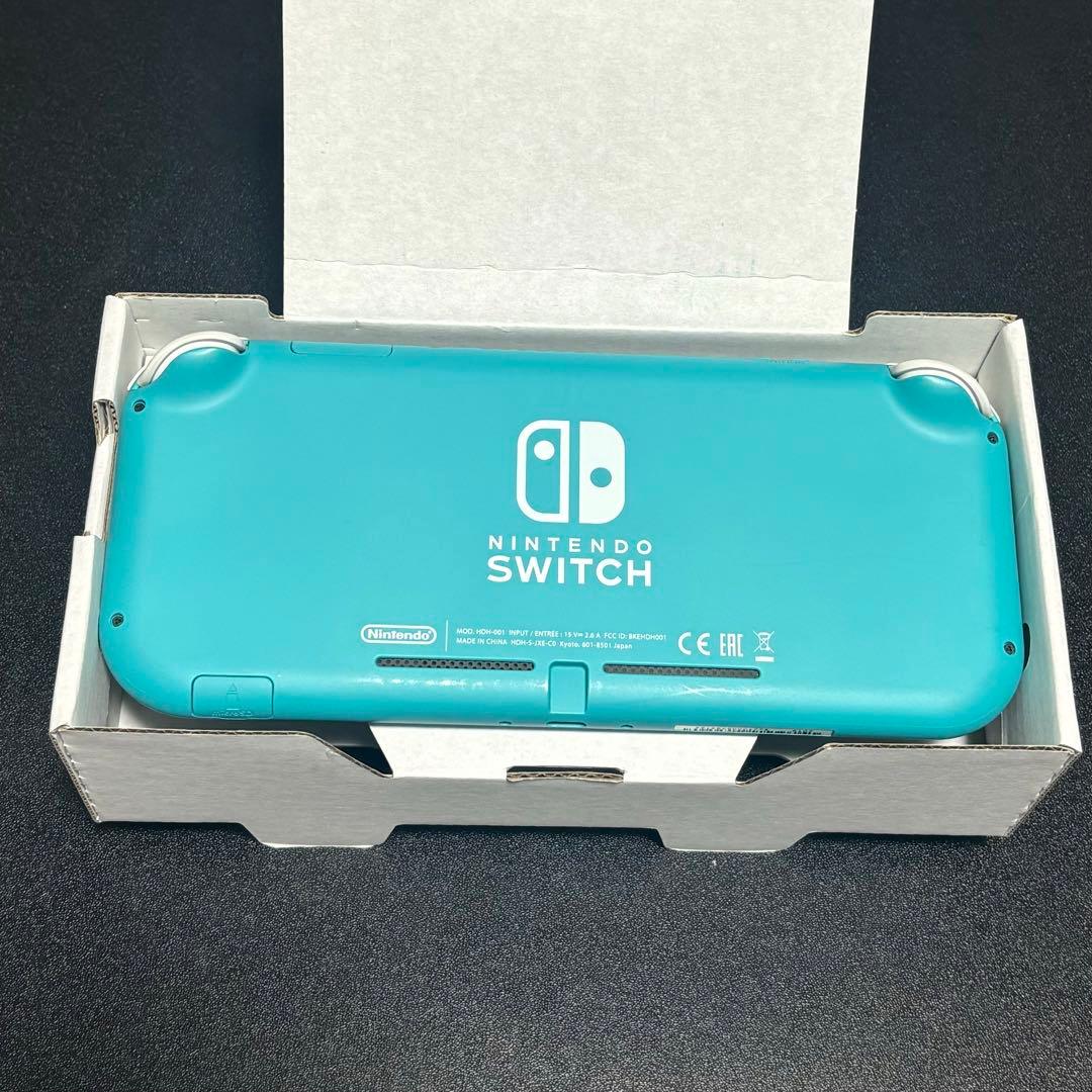 Nintendo Switch ライト ターコイズ 本体 充電器 箱付き