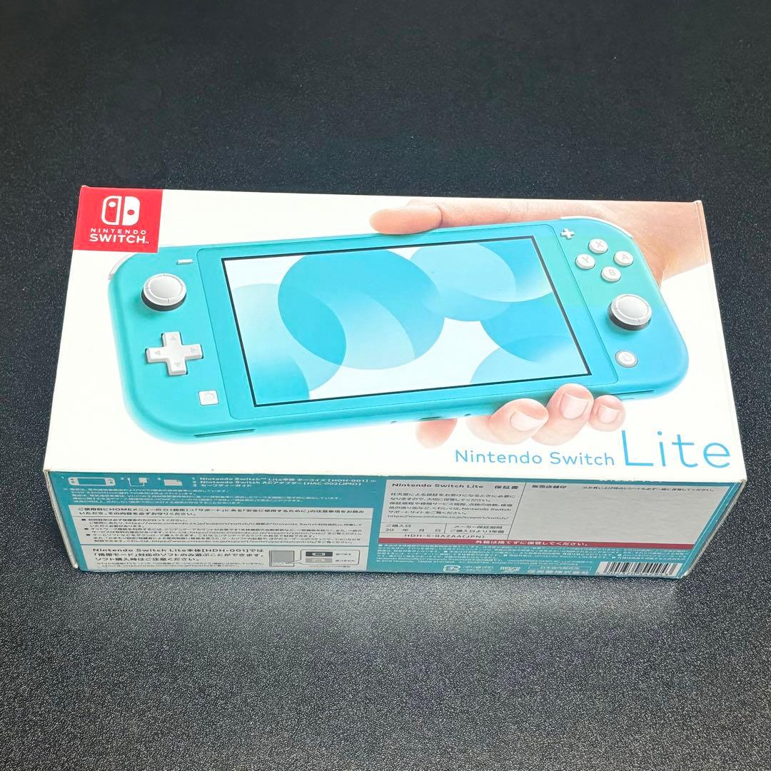 Nintendo Switch ライト ターコイズ 本体 充電器 箱付き