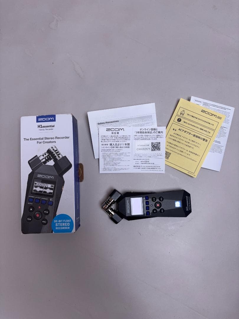 ZOOM H1 essential ハンディレコーダー 32bitフロート