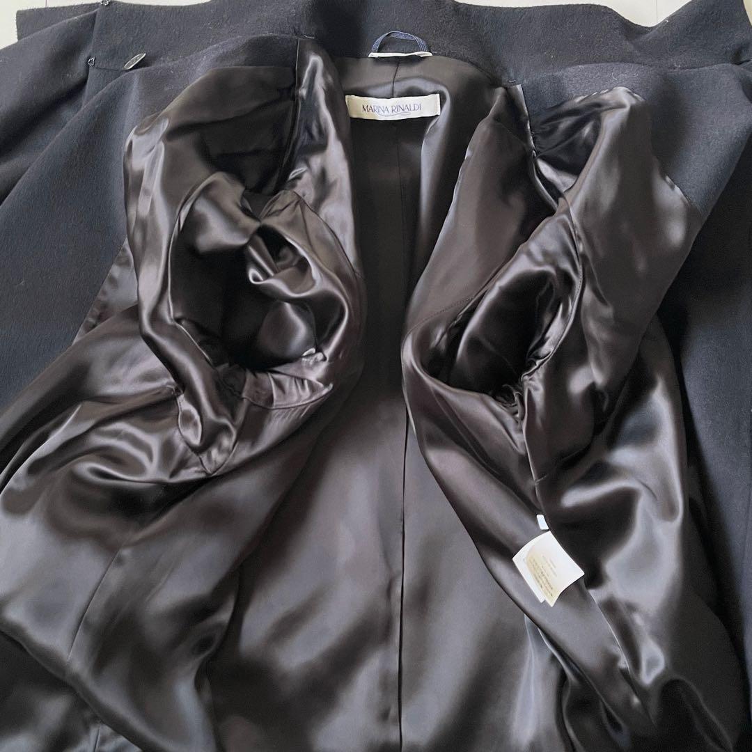 未使用級 マックスマーラ ウール ジャケット 大きいサイズ フリル ツヤ感最高✨