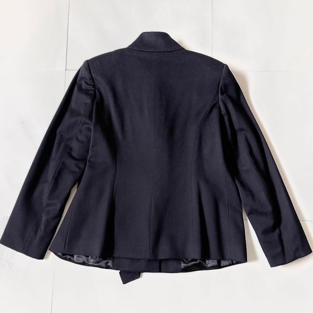 未使用級 マックスマーラ ウール ジャケット 大きいサイズ フリル ツヤ感最高✨