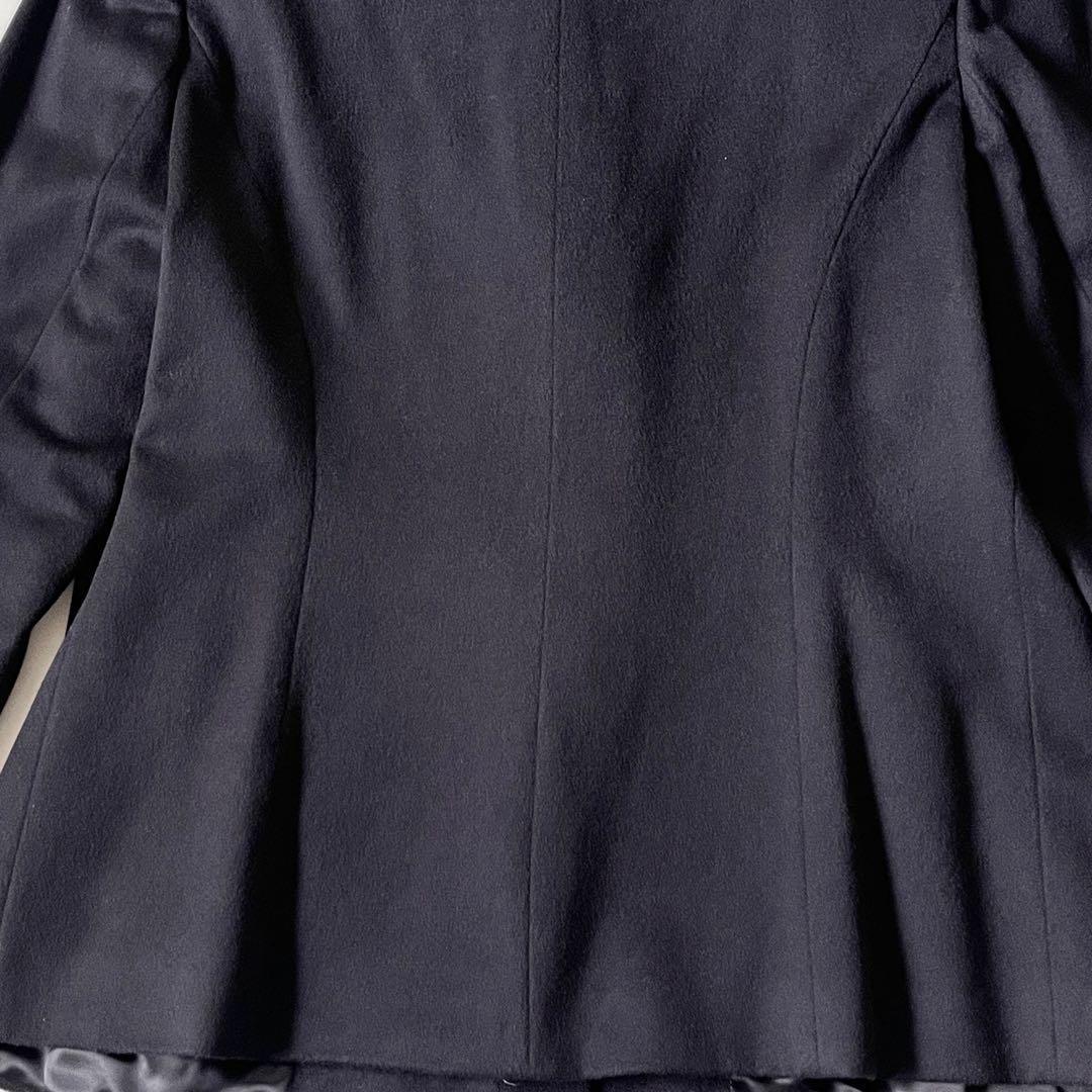 未使用級 マックスマーラ ウール ジャケット 大きいサイズ フリル ツヤ感最高✨