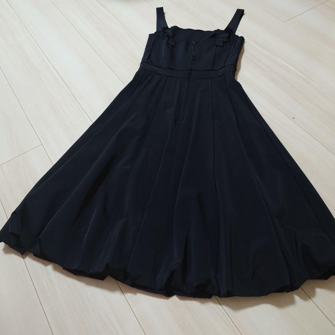 ね*ま様 FOXEY NEW YORK ブラック　バルーン　ワンピース　ドレス