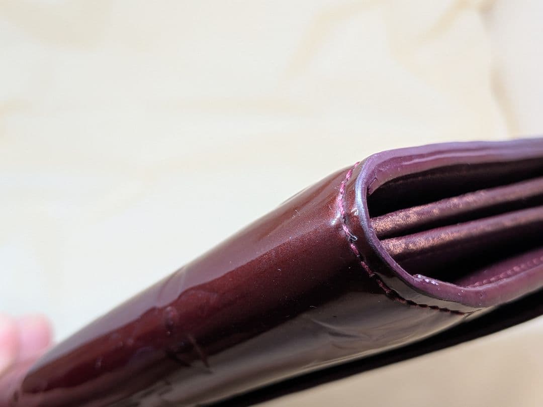 ルイヴィトン ヴェルニ 長財布 ボルドーLOUIS VUITTON モノグラム