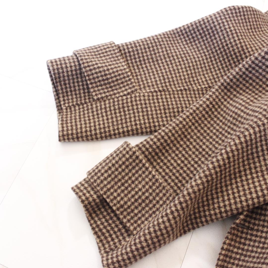 Mila Owen 川口春奈着用 接結ハーフ丈Aラインコート Fサイズ