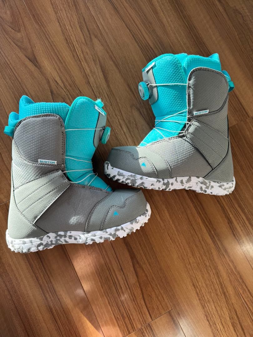 BURTON スノーボードブーツ 25.0 スカイブルー/グレー