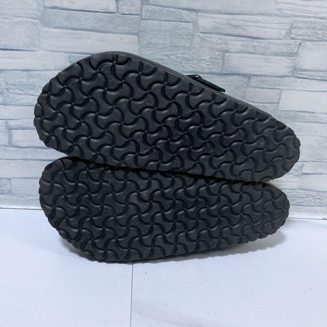 美品 ビルケンシュトック ボストン 本革 サボサンダル ブラック 黒 27 42