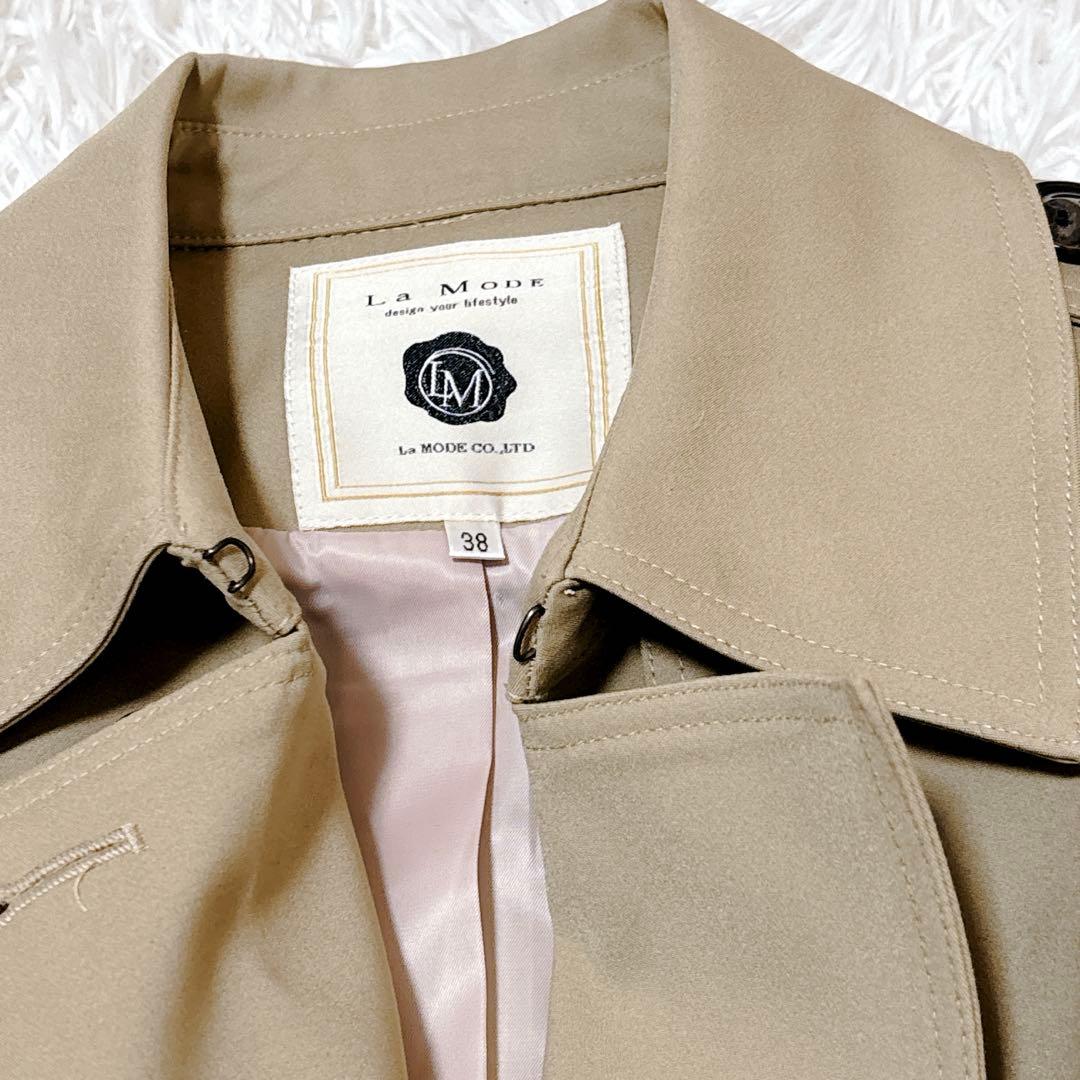 ✨未使用✨La Mode ラモード トレンチコート　ミモレ丈 フレア　Aライン