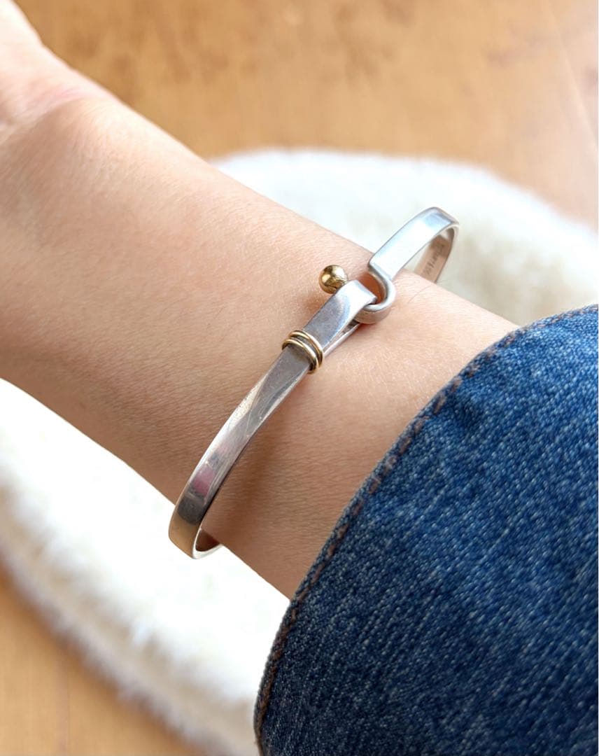 ティファニー フック＆アイ ブレスレット シルバー925 K18