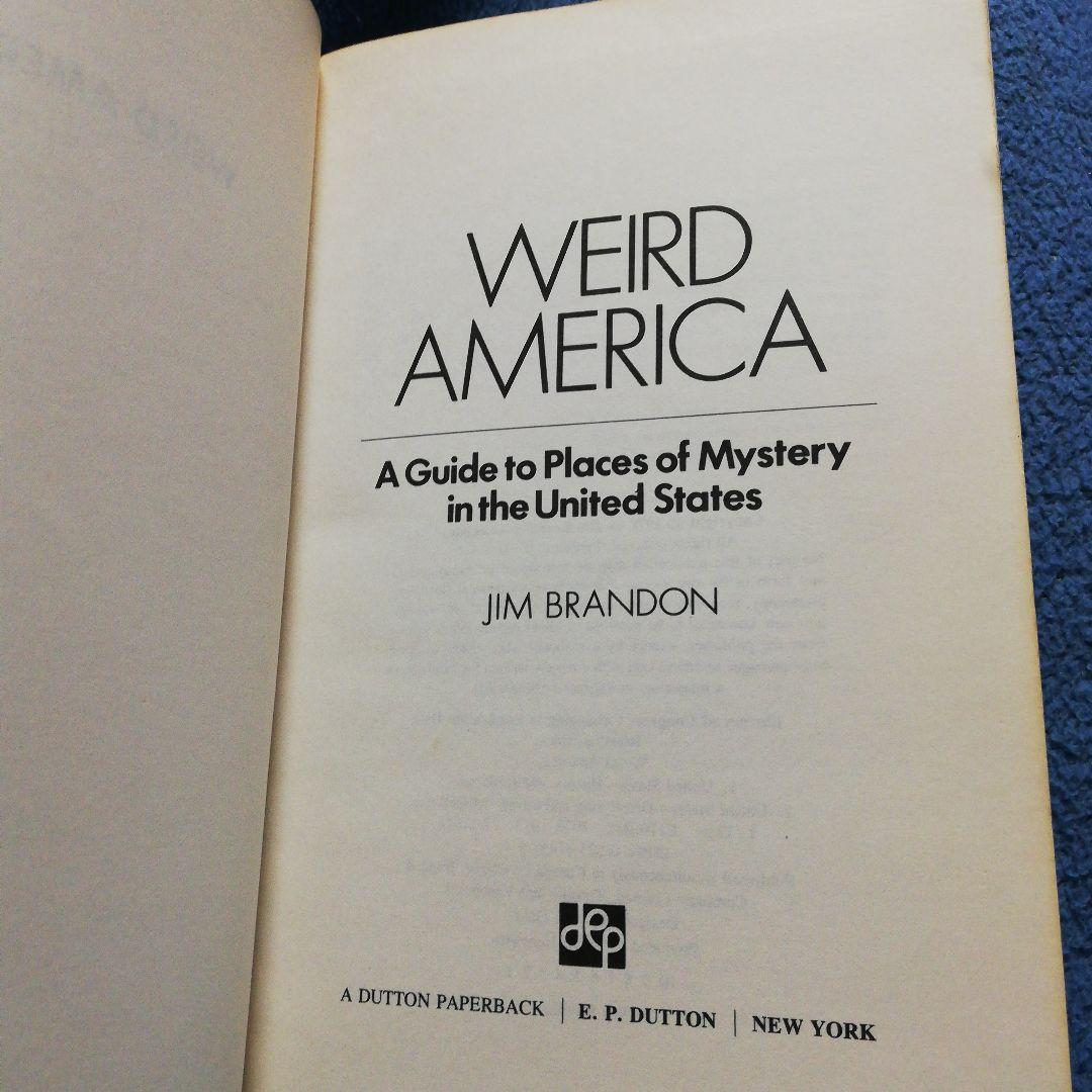 洋書 WEIRD AMERICA by Brandon