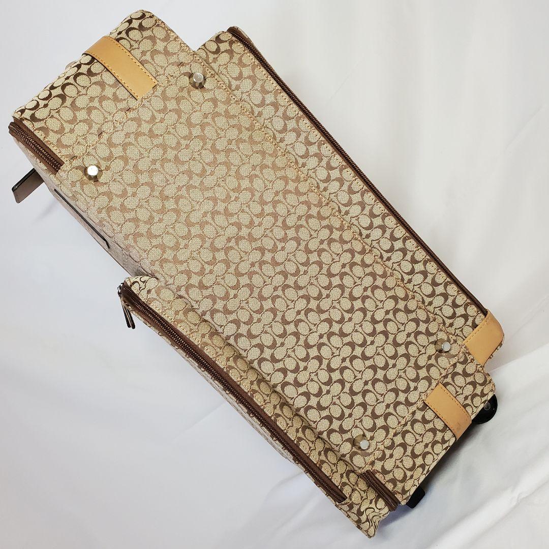 Coach シグネチャー キャリーケース 中型
