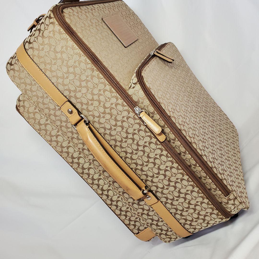 Coach シグネチャー キャリーケース 中型