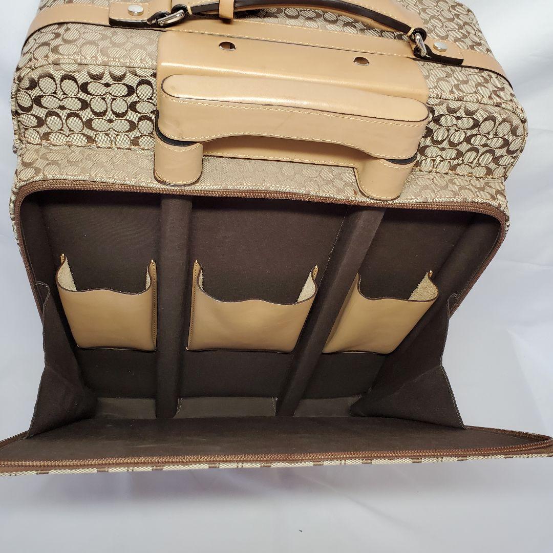 Coach シグネチャー キャリーケース 中型