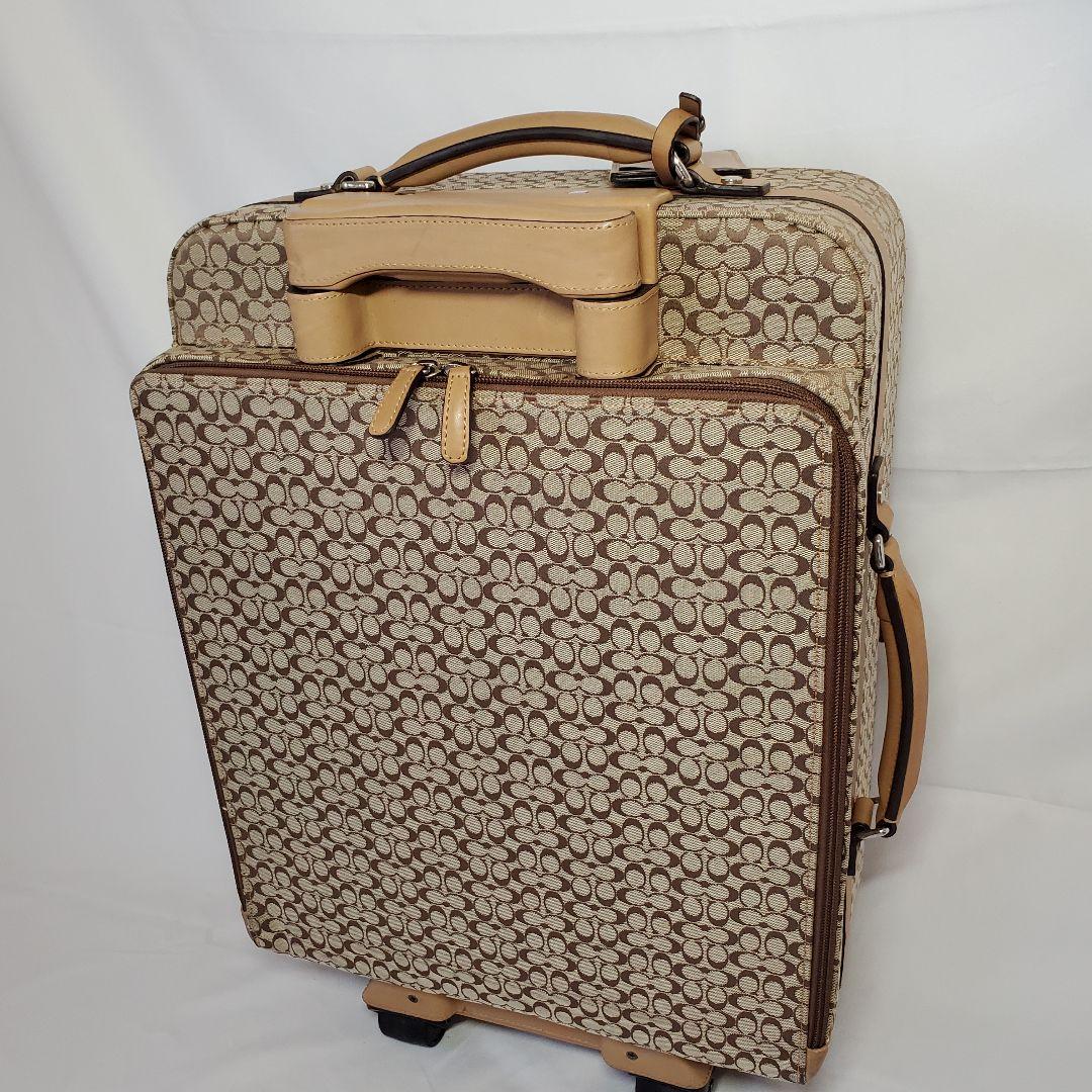 Coach シグネチャー キャリーケース 中型