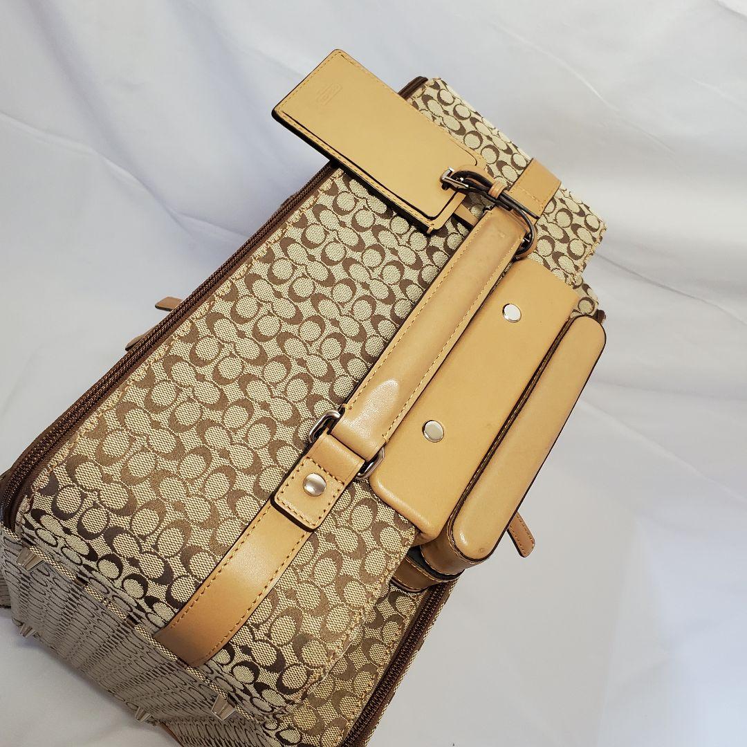 Coach シグネチャー キャリーケース 中型