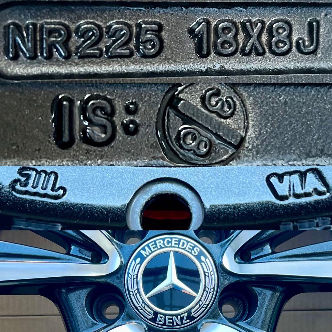 美品◆ベンツ GLC X253 ユーロバーン VTXホイール18インチ4本セット