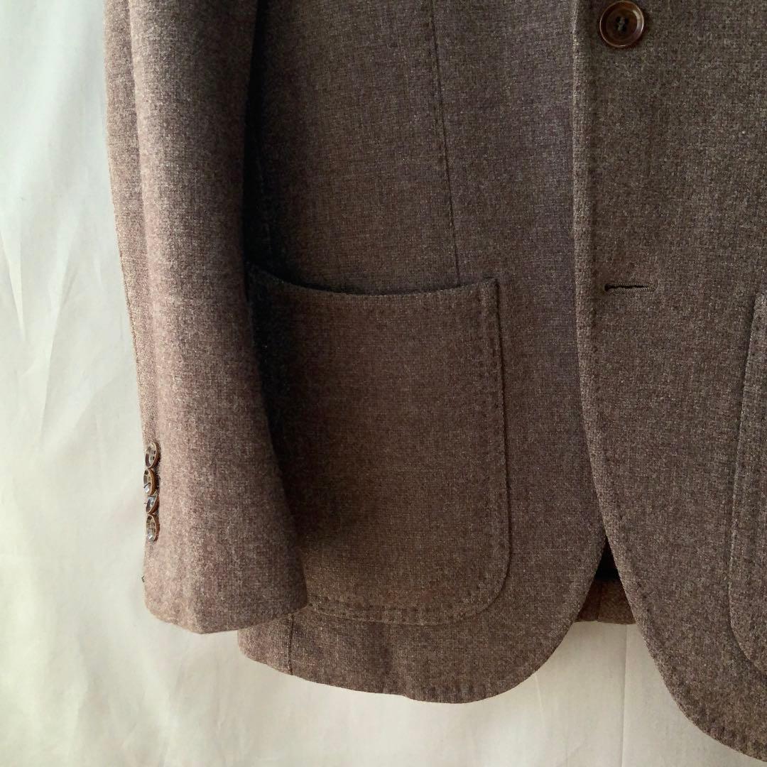 美品RING JACKETリングヂャケット ウールジャケット46ブラウン 日本製
