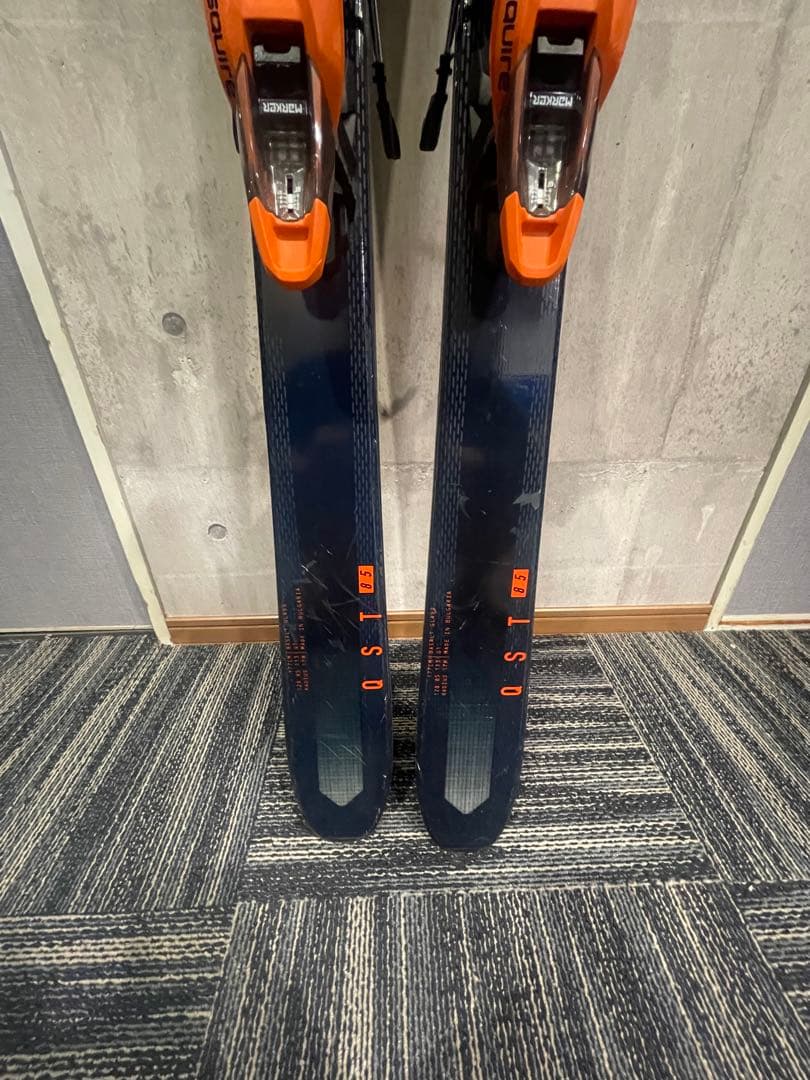 SALOMON QST 85 / 177cm スキー ブラック/オレンジ