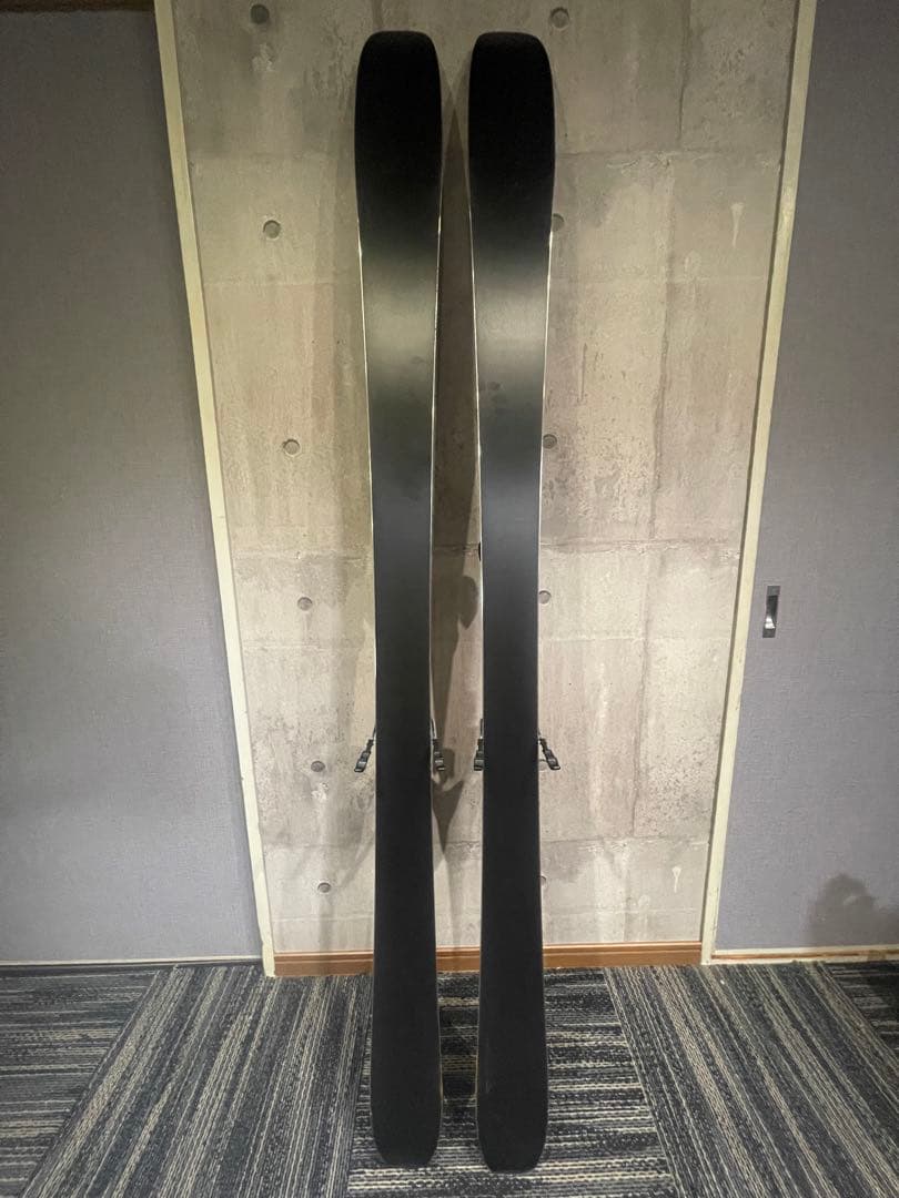 SALOMON QST 85 / 177cm スキー ブラック/オレンジ