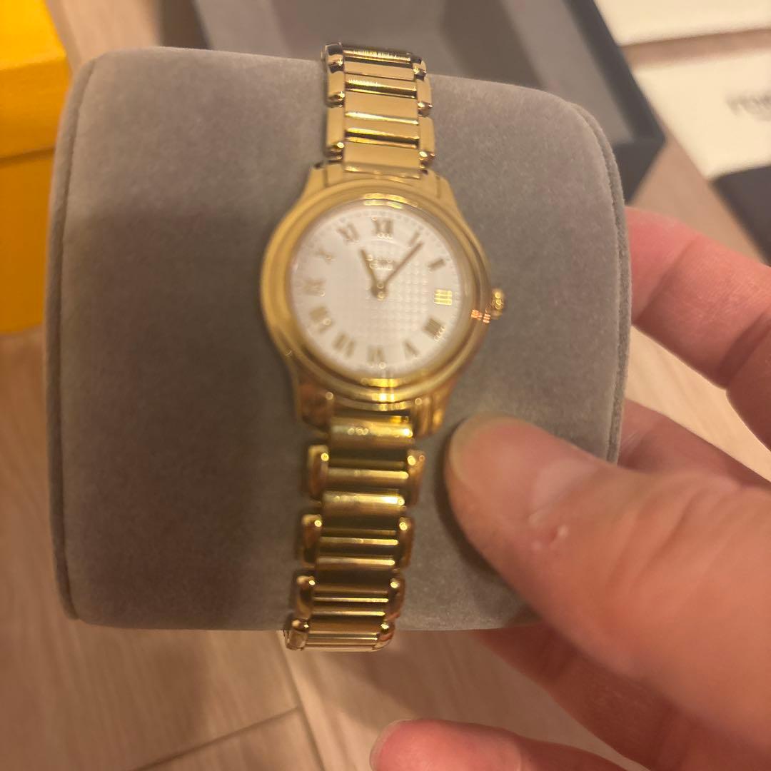 【美品】FENDI ゴールド クォーツ 腕時計