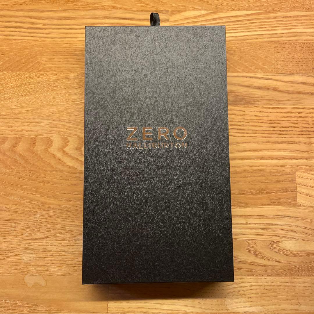 iPhone12 mini ZERO HALLIBURTON 手帳型　ブラック