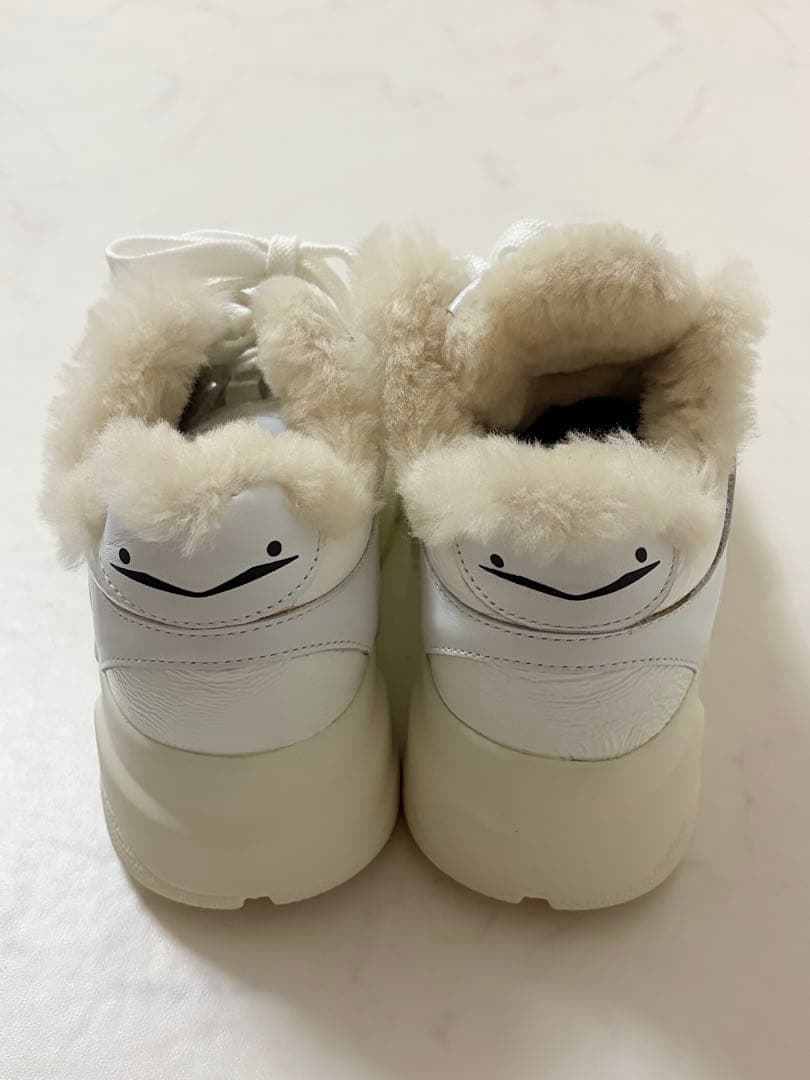 ボイルブランシェ ファー ボア スニーカー