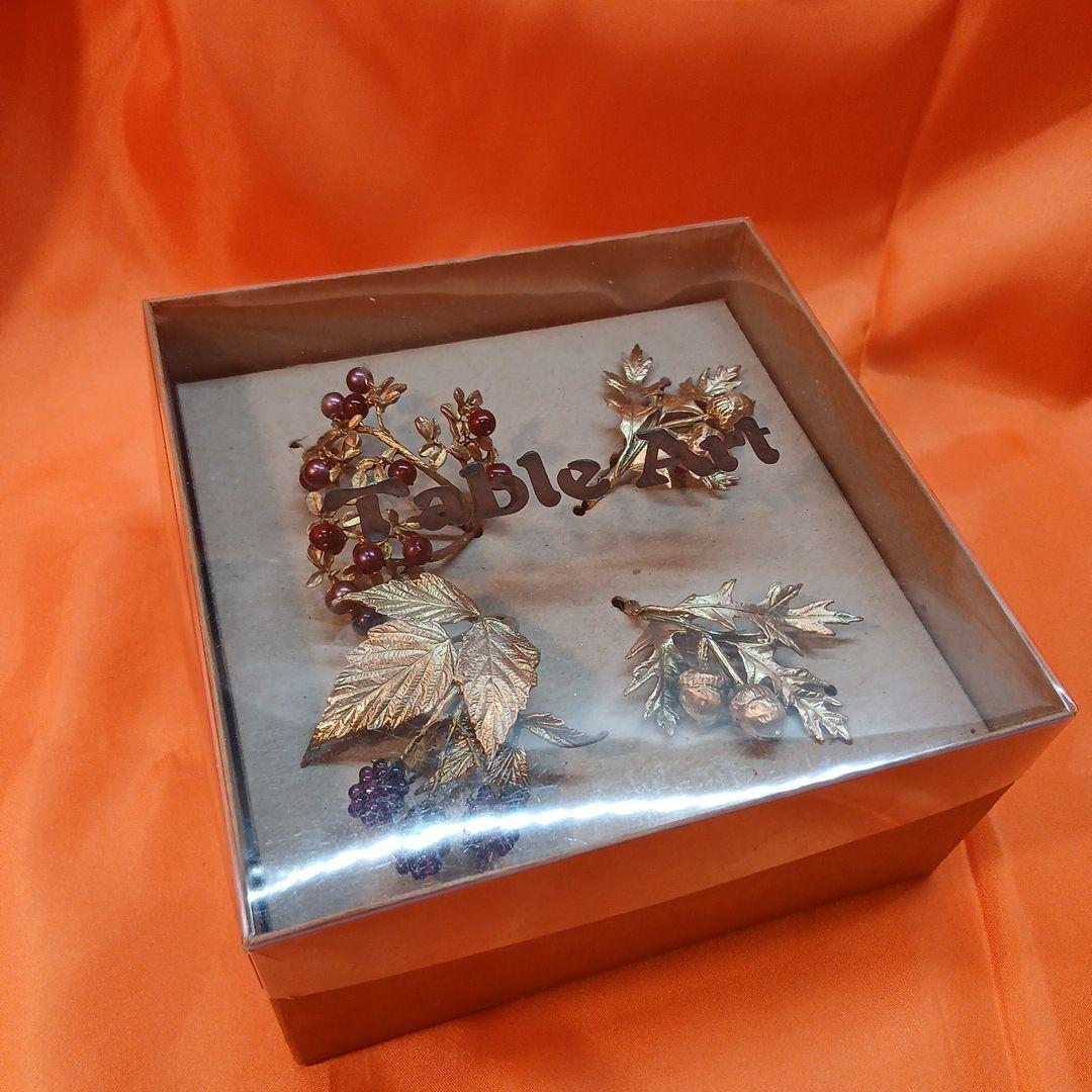 アトリエジュンコ　ナプキンリング　4個セット