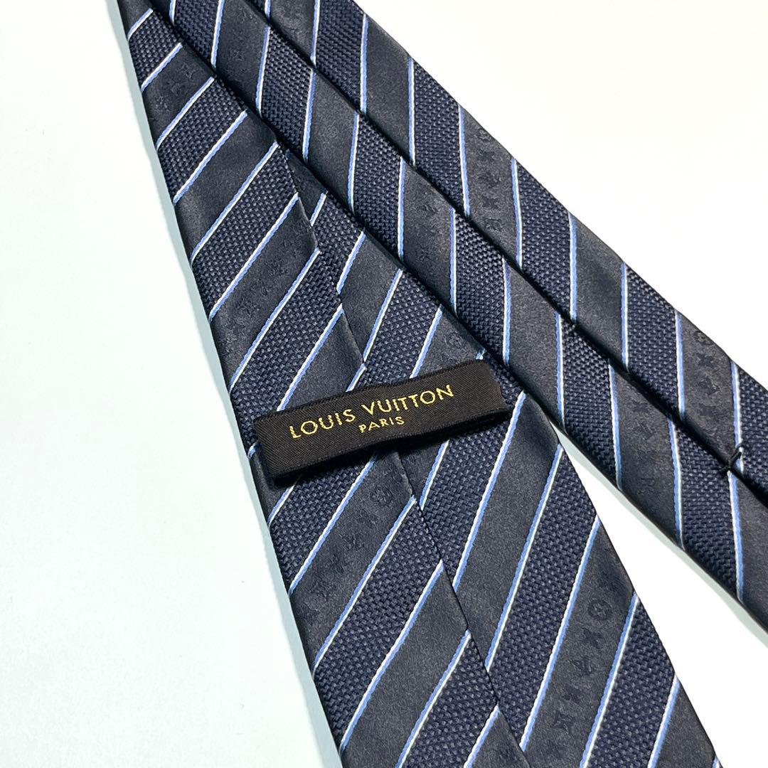 ✨美品✨LOUIS VUITTON ネクタイ　モノグラム　ストライプ　ビジネス